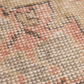 Vintage Nevşehir Turkish Area Rug 4x6 ft — Orange Floral