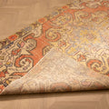 Vintage Nevşehir Turkish Area Rug 4x7 ft — Red Floral