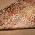 Vintage Niğde Turkish Area Rug 4x7 ft — Red Geometric