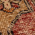 Vintage Niğde Turkish Area Rug 4x7 ft — Red Geometric