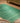 Vintage Isparta Turkish Area Rug 3x6 ft — Green Overdyed