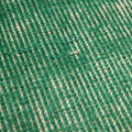 Vintage Isparta Turkish Area Rug 3x6 ft — Green Overdyed