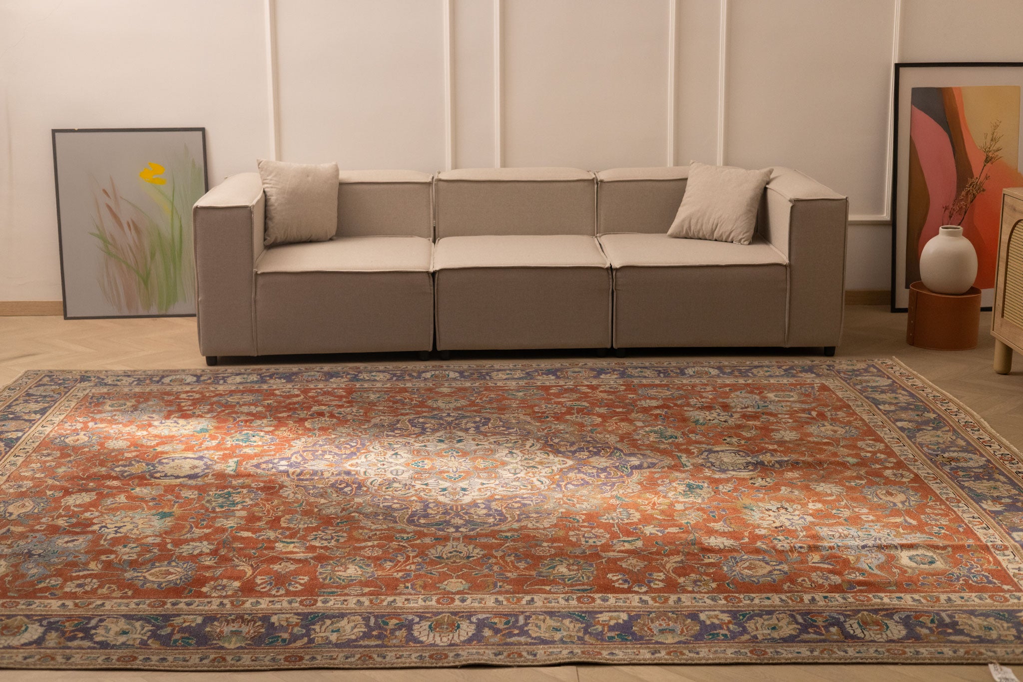 Lunekar Persian-Style Oversize Area Rug