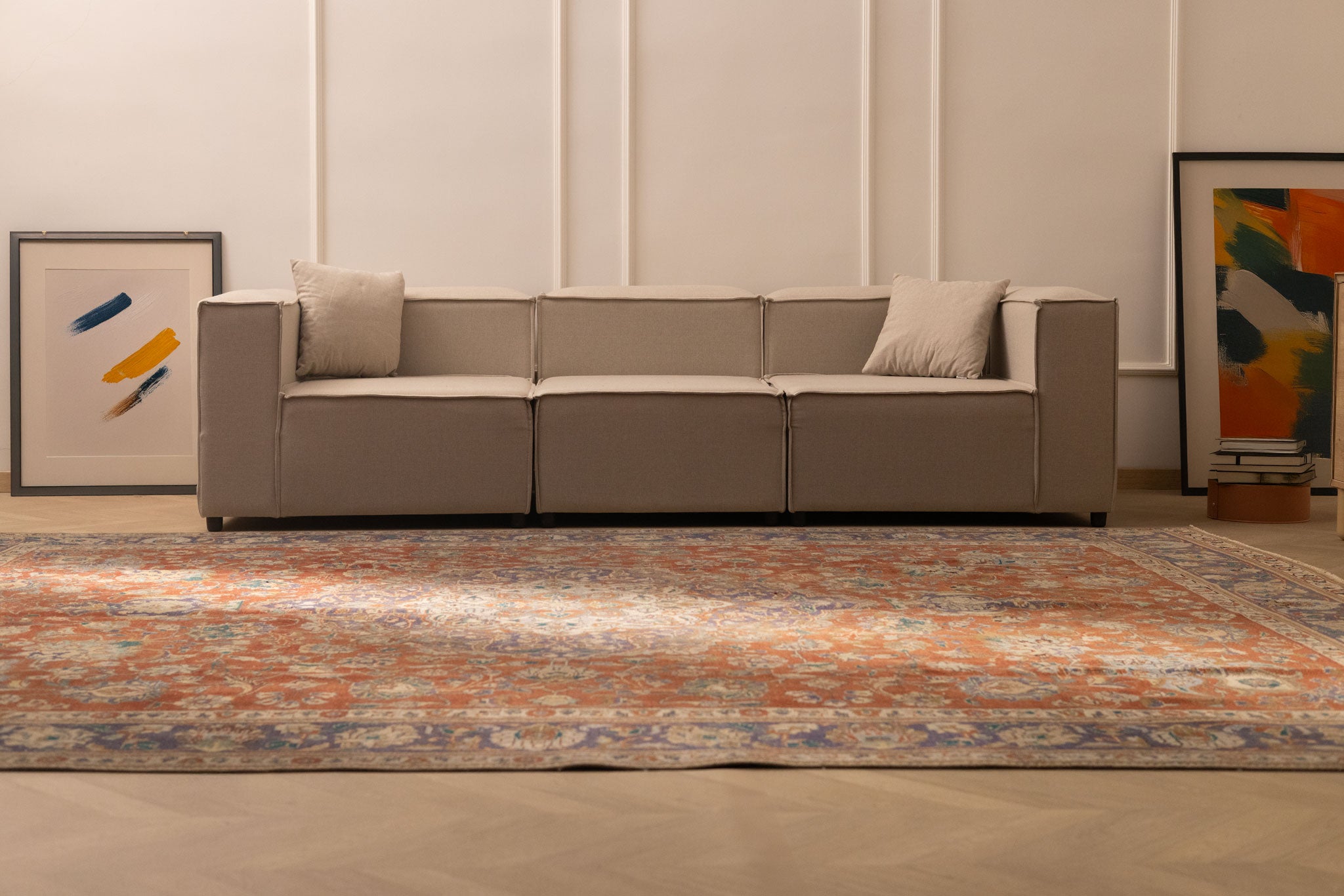 Lunekar Persian-Style Oversize Area Rug
