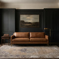Beige Turkish rug in a styled room