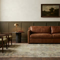 Beige Turkish rug in a styled room