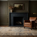 Beige Turkish rug in a styled room