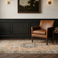 Beige Turkish rug in a styled room