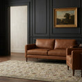 Beige Turkish rug in a styled room