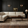 Beige Turkish rug in a styled room