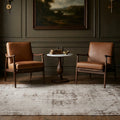 Beige Turkish rug in a styled room