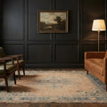 Beige Turkish rug in a living room