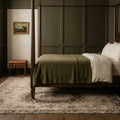 Beige Turkish rug in a styled room