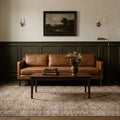 Beige Turkish rug in a styled room