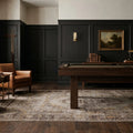 Beige Turkish rug in a styled room