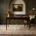 Beige Turkish rug in a styled room