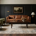 Beige Turkish rug in a styled room