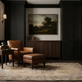Beige Turkish rug in a styled room