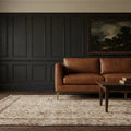 Beige Turkish rug in a styled room