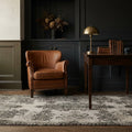 Beige Turkish rug in a styled room