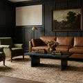Beige Turkish rug in a styled room