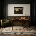 Beige Turkish rug in a styled room