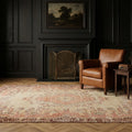 Beige Turkish rug in a styled room