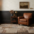 Beige Turkish rug in a styled room