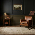 Beige Turkish rug in a styled room