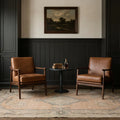 Beige Turkish rug in a styled room