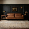 Beige Turkish rug in a styled room