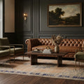 Beige Turkish rug in a styled room