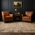 Beige Turkish rug in a styled room