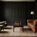 Beige Turkish rug in a styled room