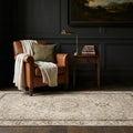 Beige Turkish rug in a styled room