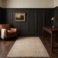 Beige Turkish rug in a study