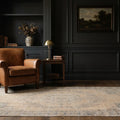 Beige Turkish rug in a styled room