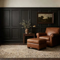 Beige Turkish rug in a styled room