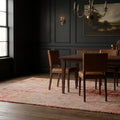 Beige Turkish rug in a dining room