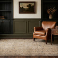 Beige Turkish rug in a styled room