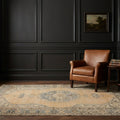 Beige Turkish rug in a styled room