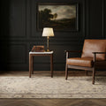 Beige Turkish rug in a styled room