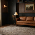 Beige Turkish rug in a styled room