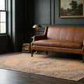 Beige Turkish rug in a styled room