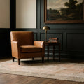 Beige Turkish rug in a styled room