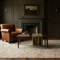 Beige Turkish rug in a styled room