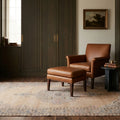 Beige Turkish rug in a styled room