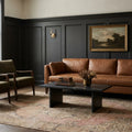 Beige Turkish rug in a styled room