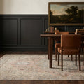 Beige Turkish rug in a dining room