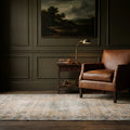 Beige Turkish rug in a styled room